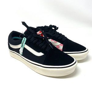 😳SALE😳 Vans Women's Comfycush Old Skool Black Canvas Suede Low Top Sneaker